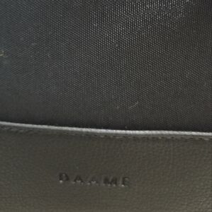 Canvas Leather Luxery Stylish Daame Laptop Black Tote Bag Great For Everyday